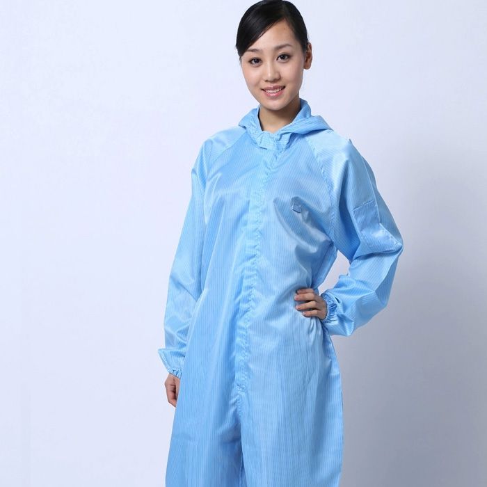 白色防靜電連體工作服 JL-QD267