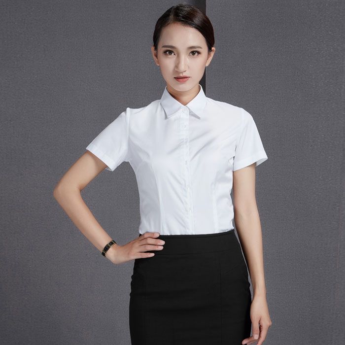 優(yōu)質(zhì)辦公室女士短袖襯衫 JL-CY458
