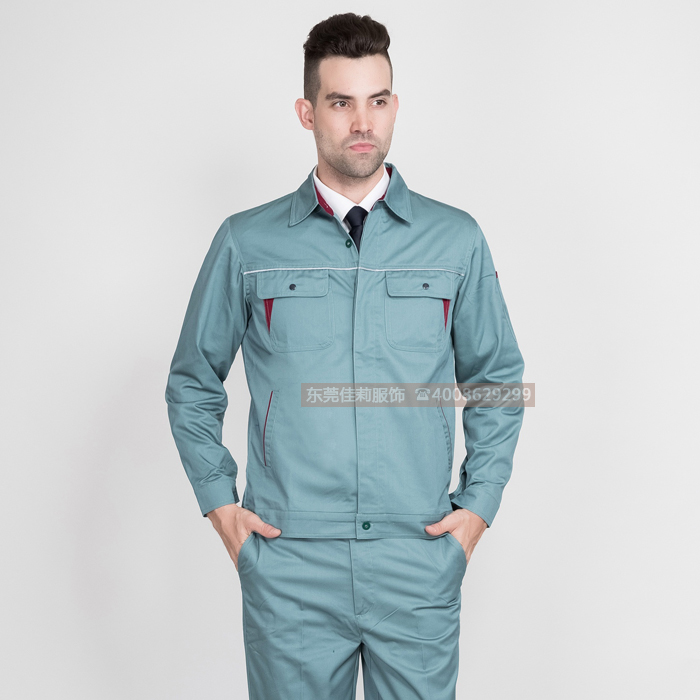 日資企業(yè)員工工作服-效果圖1